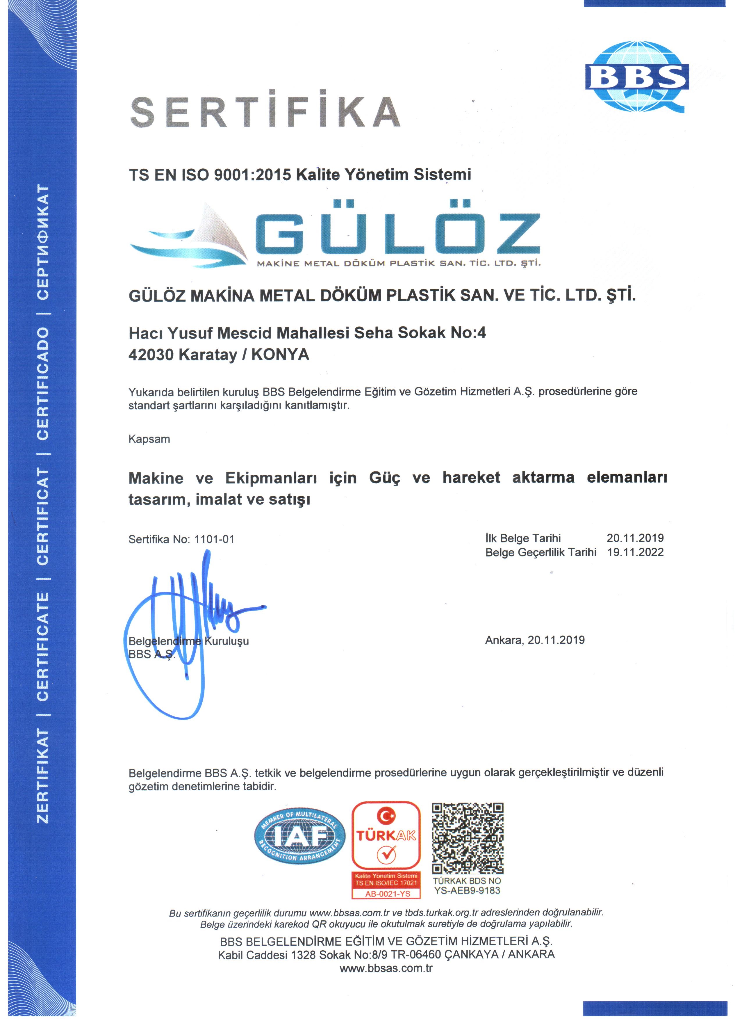 ISO 9001:2015